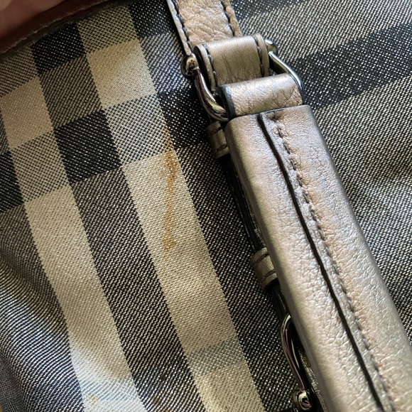Authentic Burberry Nova Check Sparkle Tote purse - Picture 5 of 12